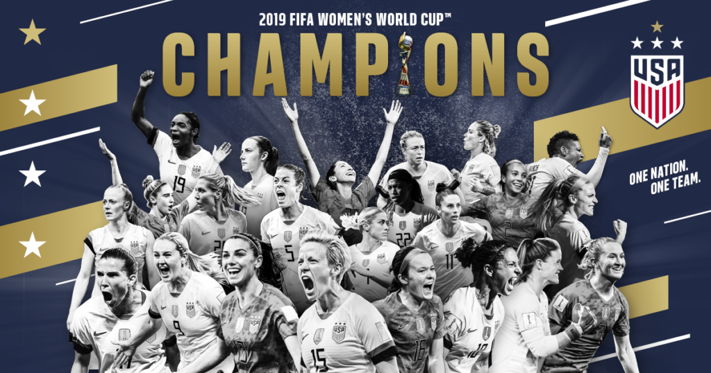 USWNT Champions graphic