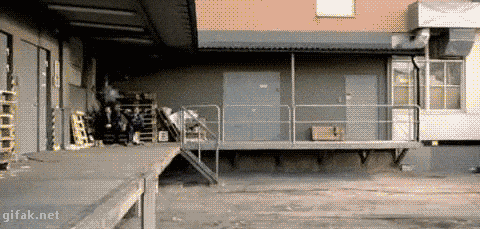 Truck delivery gif