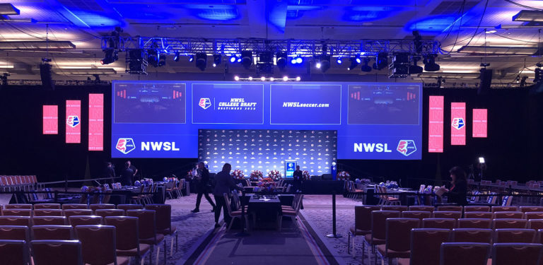 NWSL 2020 Draft Ceremony Design Header