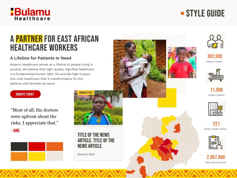 Bulamu Healthcare Style Guide